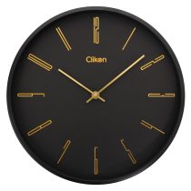 Wall Clock With Metal Frame