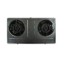 2 Burner SS Table Top Gas Stove